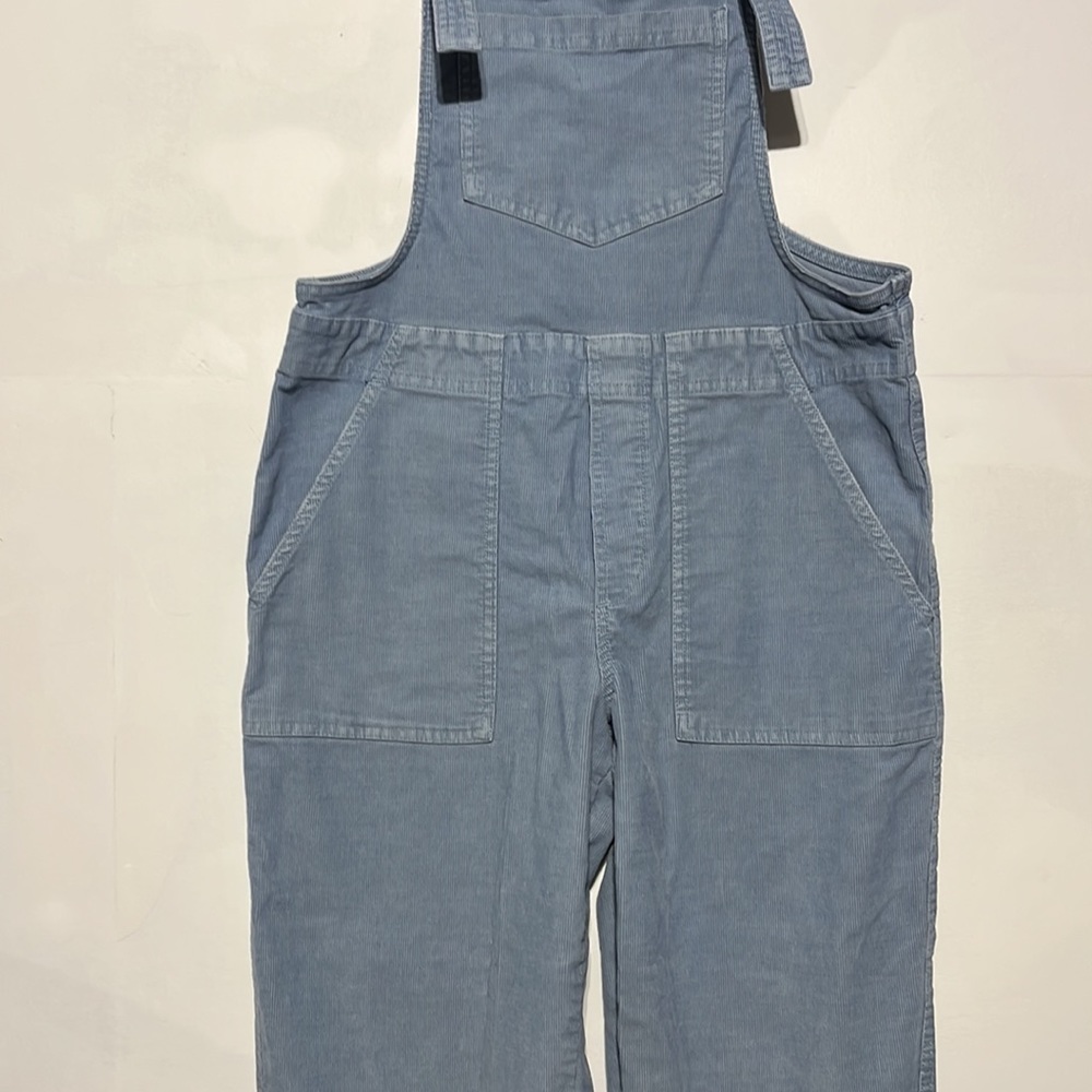 Aerie Cloudy Blue Werk & Play Corduroy Overalls Size Small - Picture 4 of 11